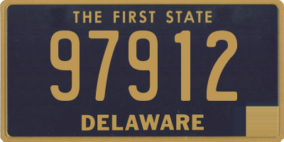DE license plate 97912