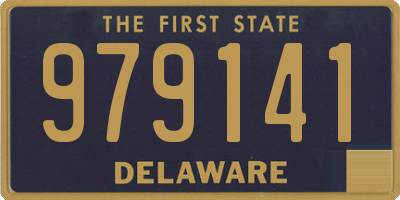 DE license plate 979141