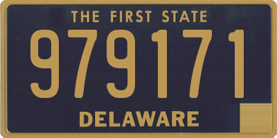 DE license plate 979171