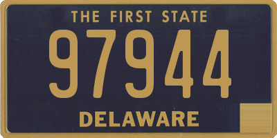 DE license plate 97944