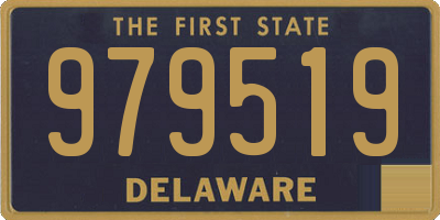 DE license plate 979519