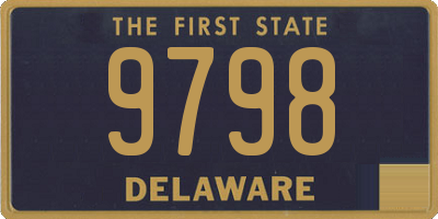 DE license plate 9798