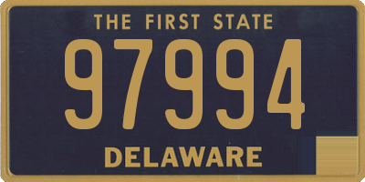 DE license plate 97994