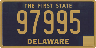 DE license plate 97995