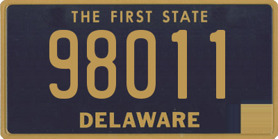 DE license plate 98011