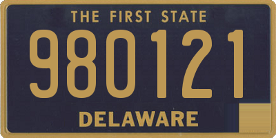 DE license plate 980121