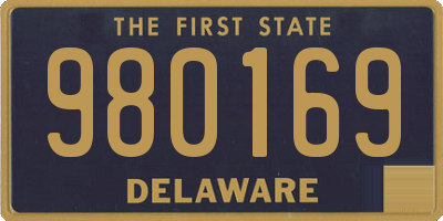DE license plate 980169