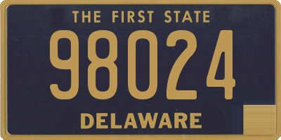 DE license plate 98024
