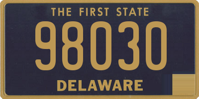 DE license plate 98030