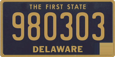 DE license plate 980303