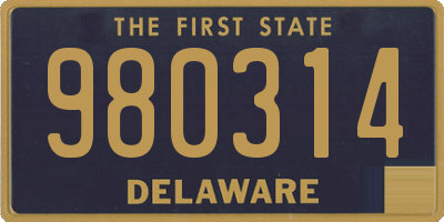 DE license plate 980314