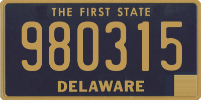 DE license plate 980315
