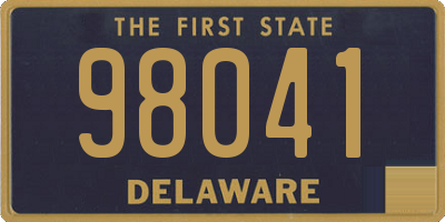 DE license plate 98041