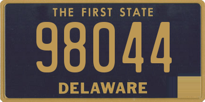 DE license plate 98044
