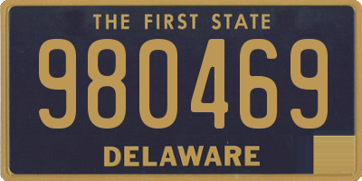 DE license plate 980469