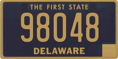 DE license plate 98048