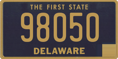 DE license plate 98050