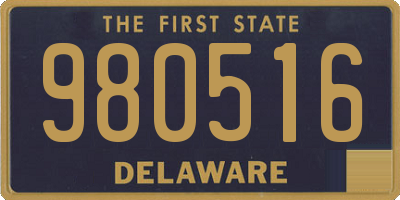 DE license plate 980516