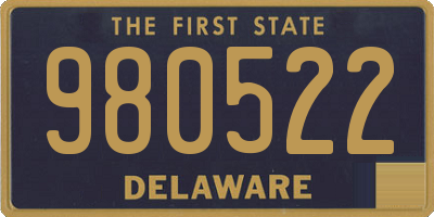 DE license plate 980522