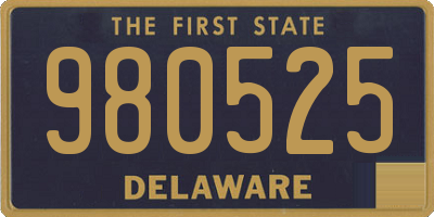 DE license plate 980525