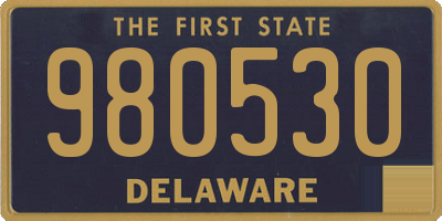DE license plate 980530