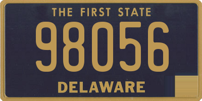 DE license plate 98056