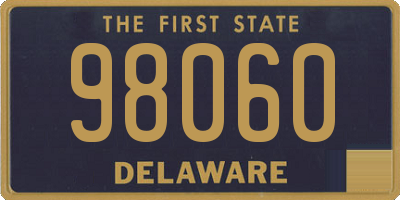 DE license plate 98060
