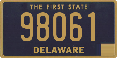 DE license plate 98061