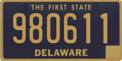 DE license plate 980611