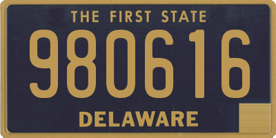 DE license plate 980616