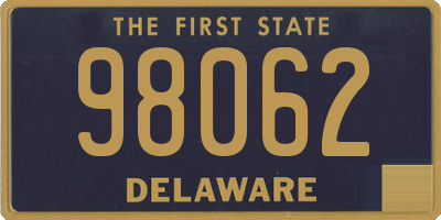 DE license plate 98062