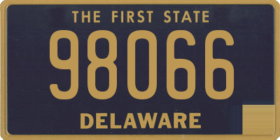 DE license plate 98066