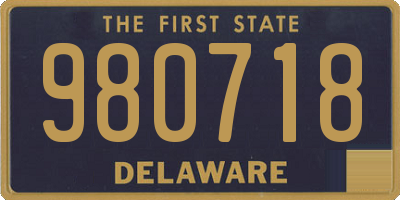 DE license plate 980718