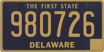 DE license plate 980726