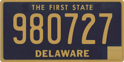 DE license plate 980727