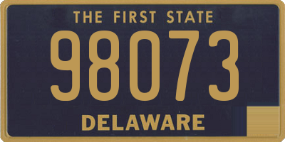 DE license plate 98073