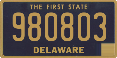DE license plate 980803