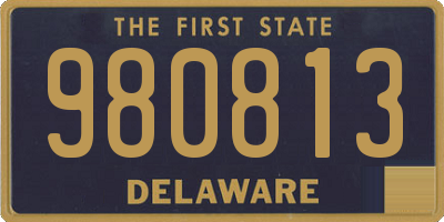 DE license plate 980813