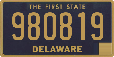 DE license plate 980819