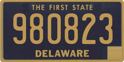 DE license plate 980823