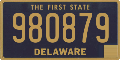 DE license plate 980879