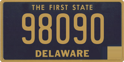 DE license plate 98090