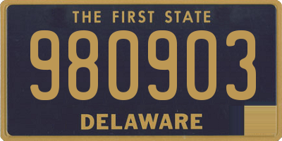DE license plate 980903