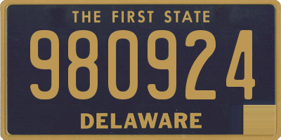 DE license plate 980924