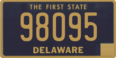 DE license plate 98095