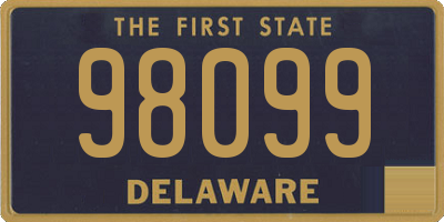 DE license plate 98099