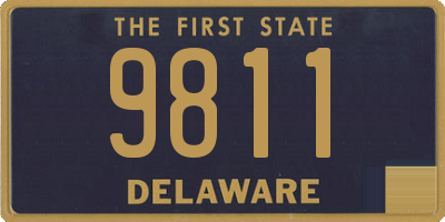 DE license plate 9811