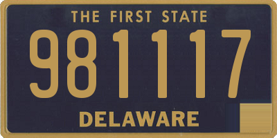 DE license plate 981117