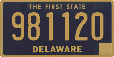 DE license plate 981120