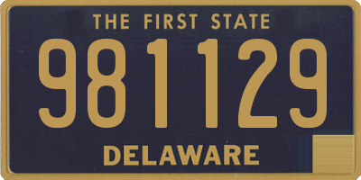 DE license plate 981129